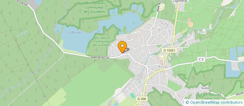 localisation de l'entreprise WE CARE ANIMALS à ARSAC