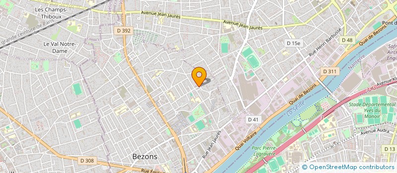 localisation de l'entreprise WE CARE GREEN à BEZONS