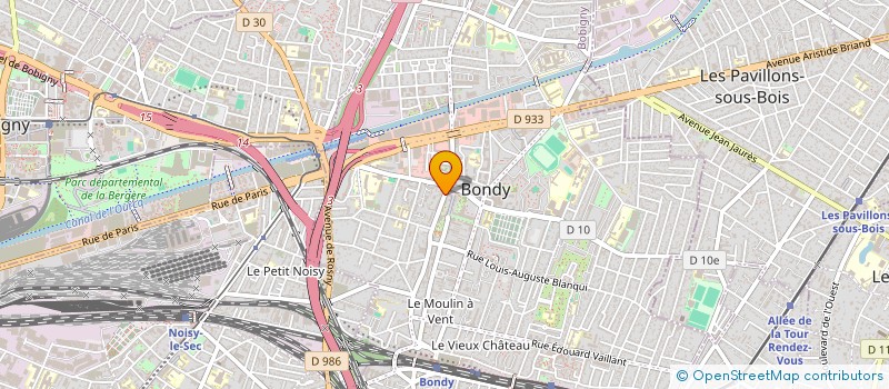 localisation de l'entreprise WE COIFFURE à AULNAY-SOUS-BOIS