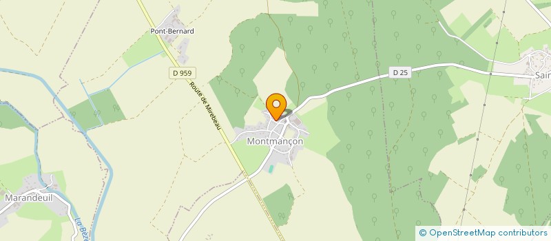 localisation de l'entreprise WE CONSEIL  MONTMANCON