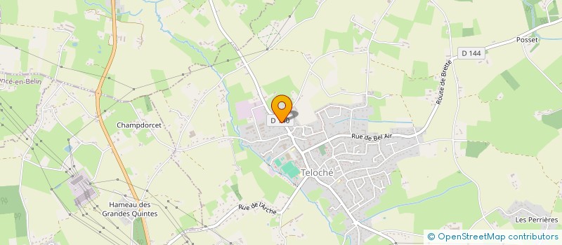 localisation de l'entreprise WE DANCE  TELOCHE