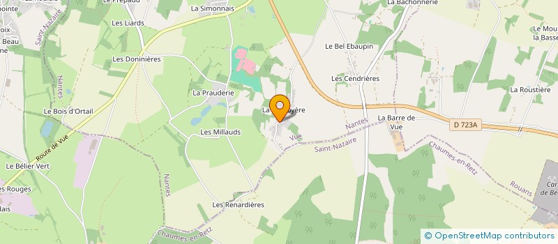 localisation de l'entreprise WE DEBRET  VUE