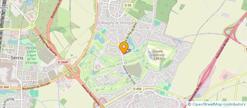 localisation de l'entreprise WE FAMILY  MAGNY-LE-HONGRE