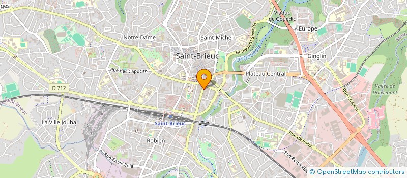 localisation de l'entreprise WE FONCIERE à SAINT-BRIEUC