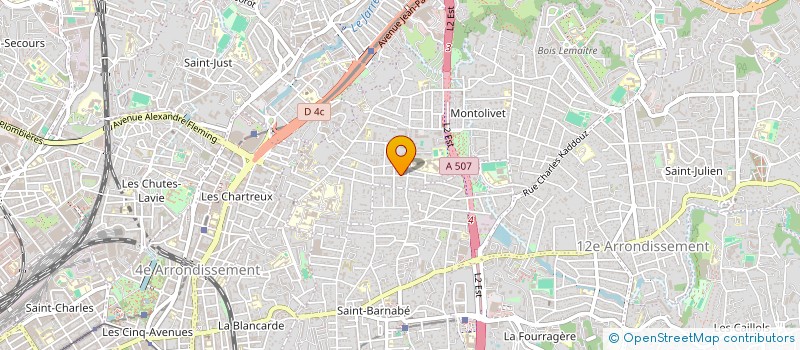localisation de l'entreprise WE FOUR AIR à MARSEILLE