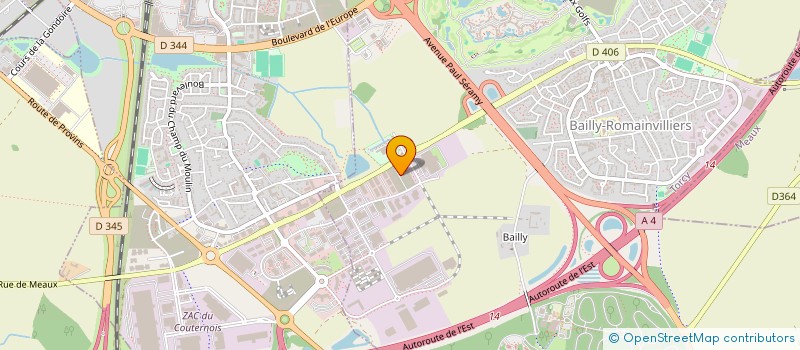 localisation de l'entreprise WE INVEST  BAILLY-ROMAINVILLIERS