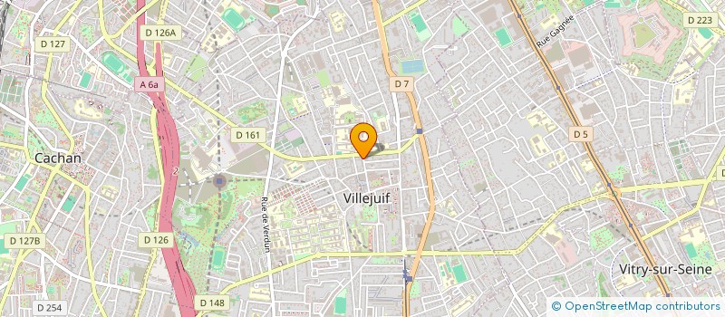 localisation de l'entreprise WE LOVE à VILLEJUIF