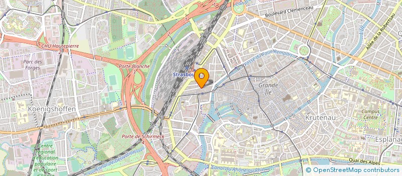 localisation de l'entreprise WE-LUNA à STRASBOURG