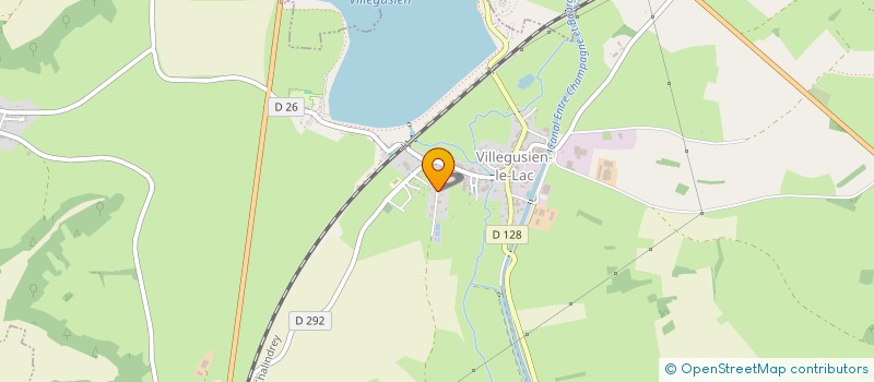 localisation de l'entreprise WE MEDIA PROD à VILLEGUSIEN-LE-LAC