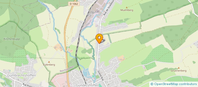 localisation de l'entreprise WE NEGOCE  GUNDERSHOFFEN