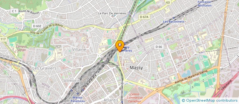 localisation de l'entreprise WE OPEN DOOR à MASSY