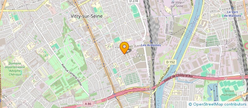 localisation de l'entreprise WE PHARMA à VITRY-SUR-SEINE