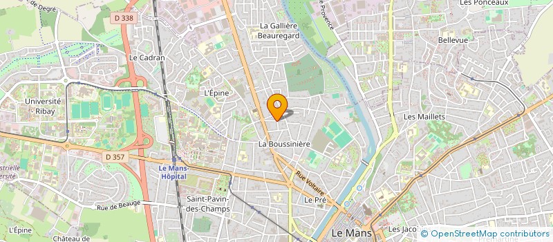 localisation de l'entreprise WE PLAY SPORT  LE MANS