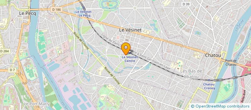 localisation de l'entreprise WE PRESTIGE  LE VESINET