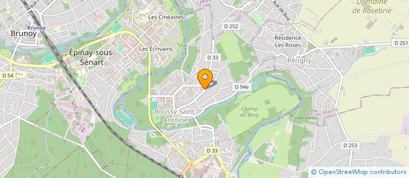 localisation de l'entreprise WE PRINT 4U à BOUSSY-SAINT-ANTOINE