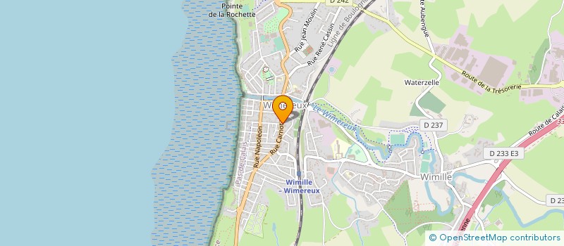 localisation de l'entreprise WE-PROX  WIMEREUX