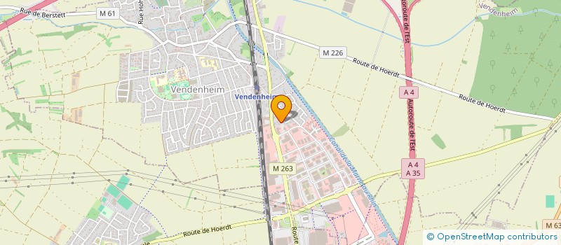 localisation de l'entreprise WE R SOLAR  VENDENHEIM