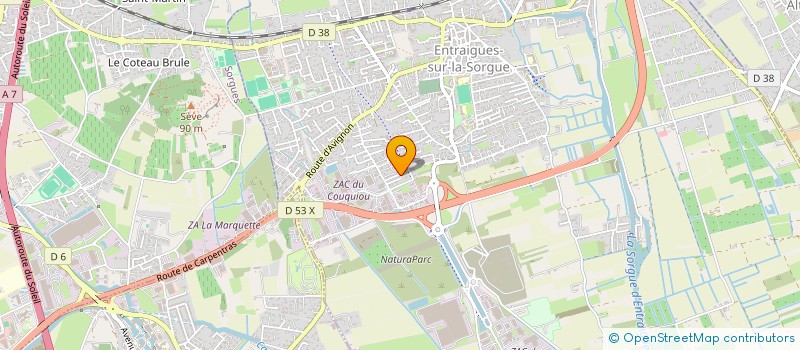 localisation de l'entreprise WE RENT IT  ENTRAIGUES-SUR-LA-SORGUE