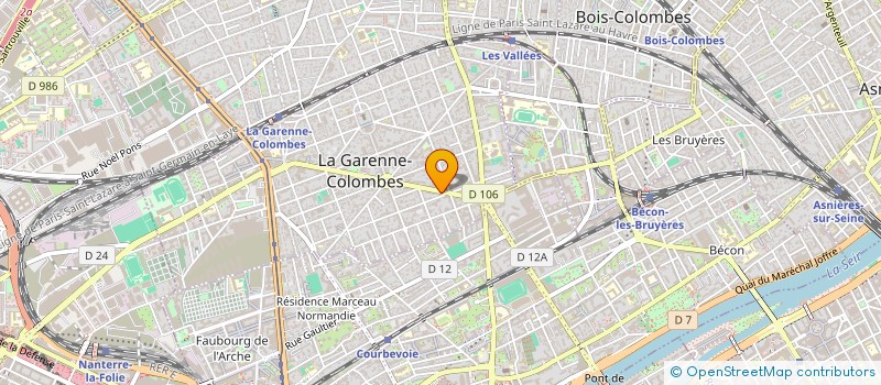 localisation de l'entreprise WE RETHINK à LA GARENNE-COLOMBES