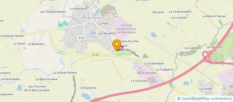 localisation de l'entreprise WE SEND à BEAUREPAIRE