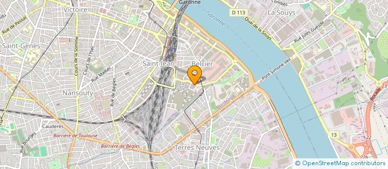 localisation de l'entreprise WE SERVICE MEDIA SAS  BORDEAUX