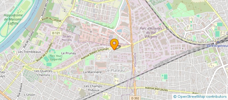 localisation de l'entreprise WE SERVICES à LA COURNEUVE