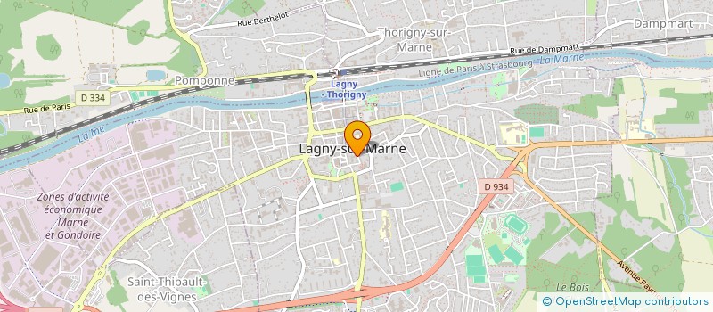 localisation de l'entreprise WE SHOW à LAGNY-SUR-MARNE