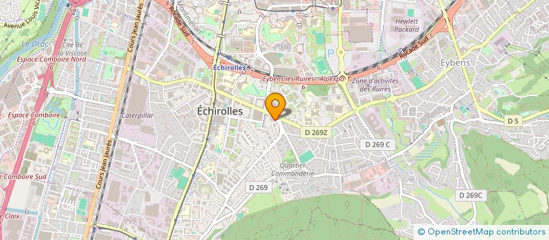 localisation de l'entreprise WE STICK  ECHIROLLES