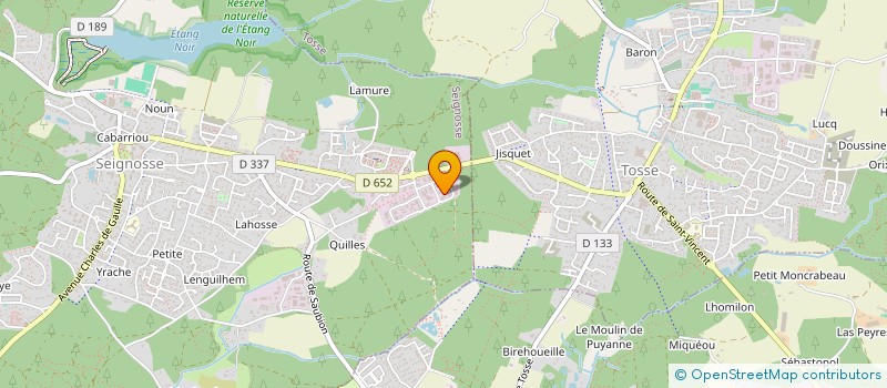 localisation de l'entreprise WE SUN  SEIGNOSSE