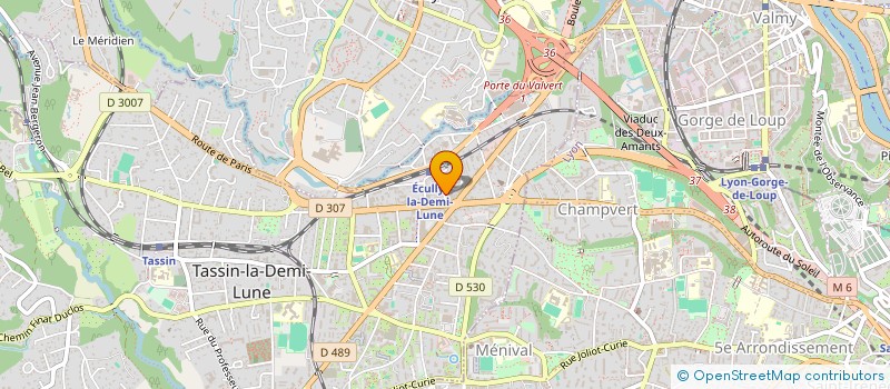 localisation de l'entreprise WE-TECHS  TASSIN-LA-DEMI-LUNE