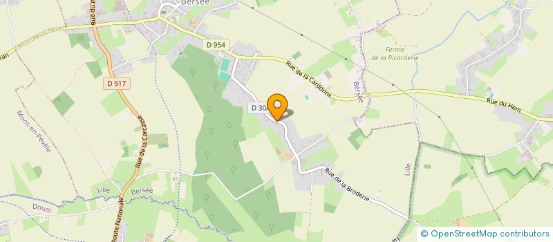 localisation de l'entreprise WE TEMPLEUVE  BERSEE