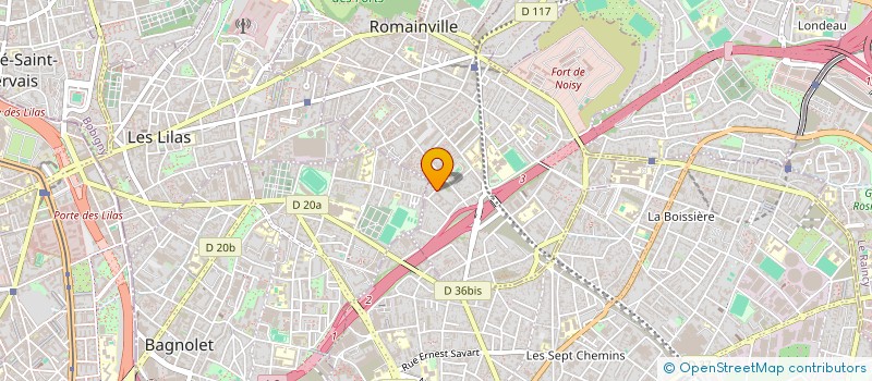 localisation de l'entreprise WE UP à ROMAINVILLE