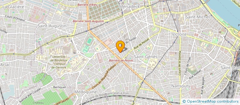 localisation de l'entreprise WE, WARRIORS à BORDEAUX