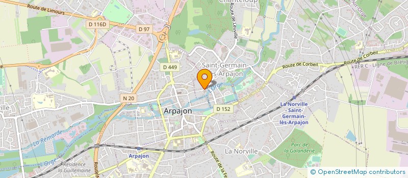 localisation de l'entreprise WE WEB WORLD à SAINT-GERMAIN-LES-ARPAJON