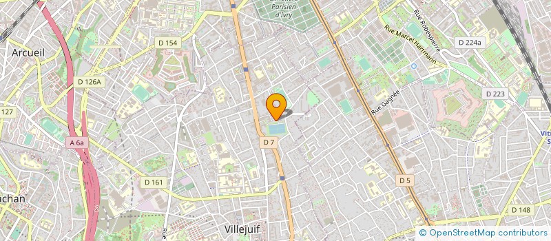 localisation de l'entreprise WEACCEPTYOU à VILLEJUIF