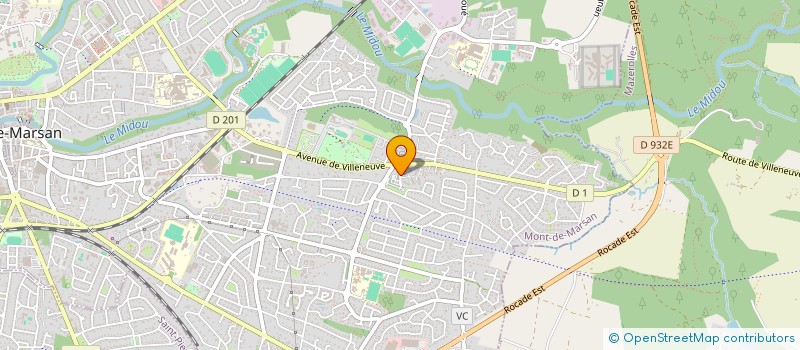 localisation de l'entreprise WEAP'ONS à MONT-DE-MARSAN