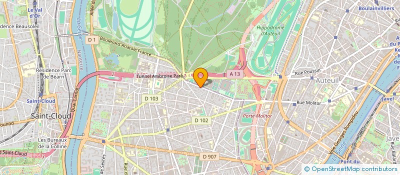 localisation de l'entreprise WEAR HIT à BOULOGNE-BILLANCOURT