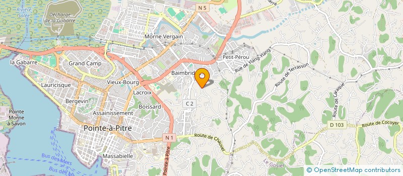 localisation de l'entreprise WEAR TOWN CONCEPT à LES ABYMES