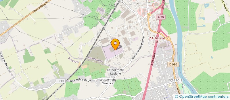 localisation de l'entreprise WEARE à MONTAUBAN
