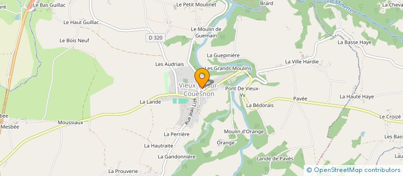 localisation de l'entreprise WEASEL PROD  VIEUX-VY-SUR-COUESNON