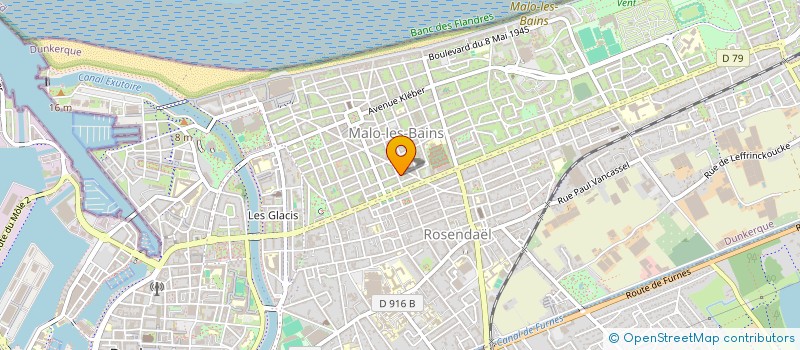 localisation de l'entreprise WEASLEY à DUNKERQUE