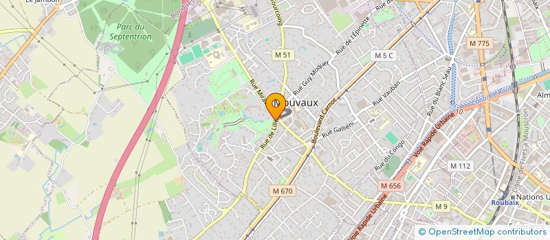 localisation de l'entreprise WEAVENCE  MOUVAUX