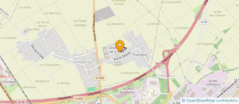 localisation de l'entreprise WEB  VILLEBAROU