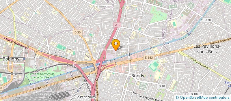 localisation de l'entreprise WEB AGENCY DISTRIBUTION  BONDY