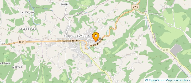 localisation de l'entreprise WEB AGENCY OF PERIGORD  SALIGNAC-EYVIGUES