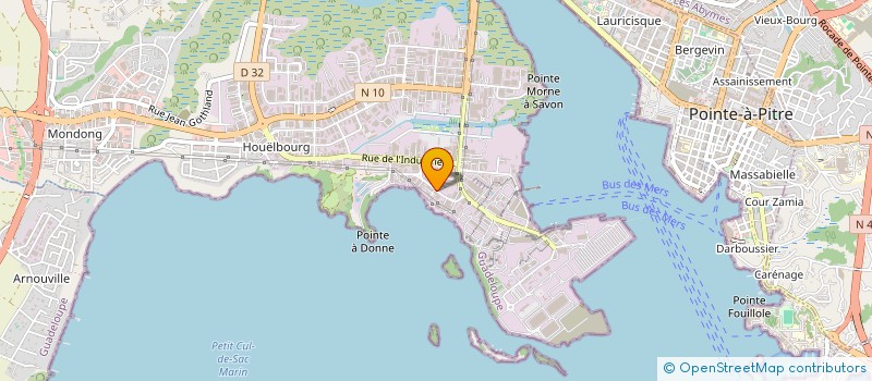 localisation de l'entreprise WEB ANTILLES à BAIE-MAHAULT