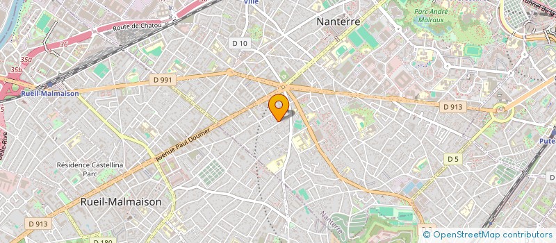 localisation de l'entreprise WEB APPLICATIONS  NANTERRE