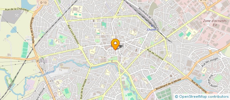 localisation de l'entreprise WEB ARENA à CHOLET