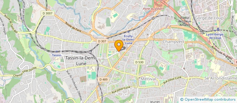 localisation de l'entreprise WEB BENOIT RENAUD CREATION  TASSIN-LA-DEMI-LUNE