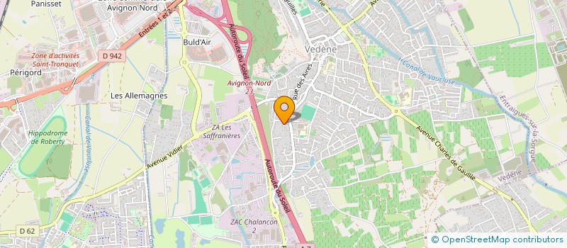 localisation de l'entreprise WEB & BOX  VEDENE